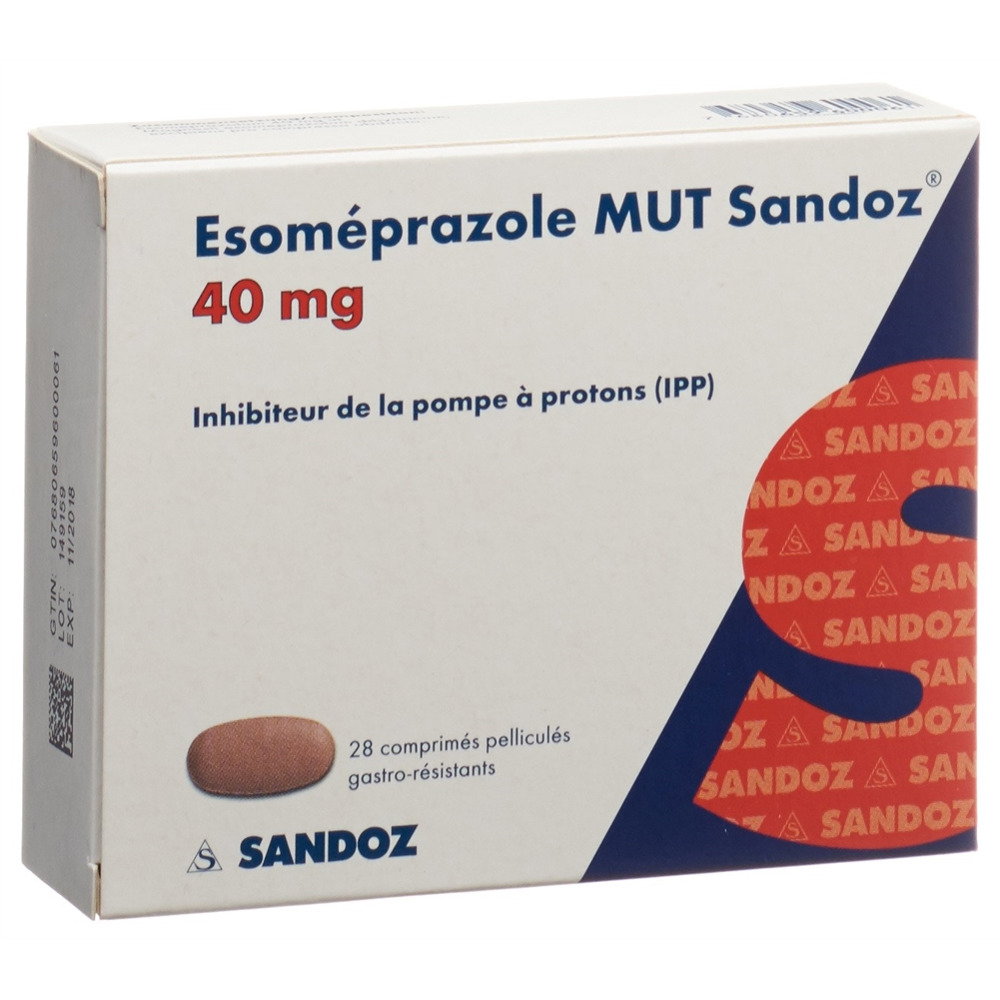 ESOMEPRAZOLE MUT Sandoz cpr pell 40 mg 28 pce