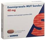 Esomeprazol MUT Sandoz 40 mg, magensaftresistente Tabletten