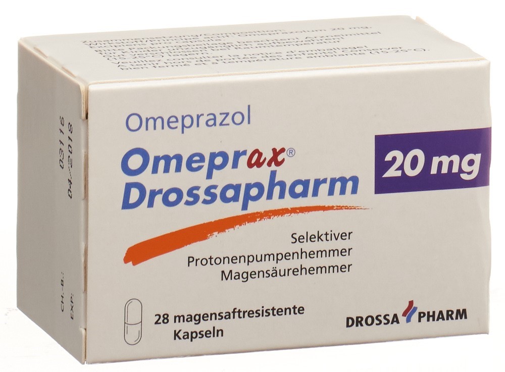 OMEPRAX Drossapharm caps 20 mg bte 28 pce
