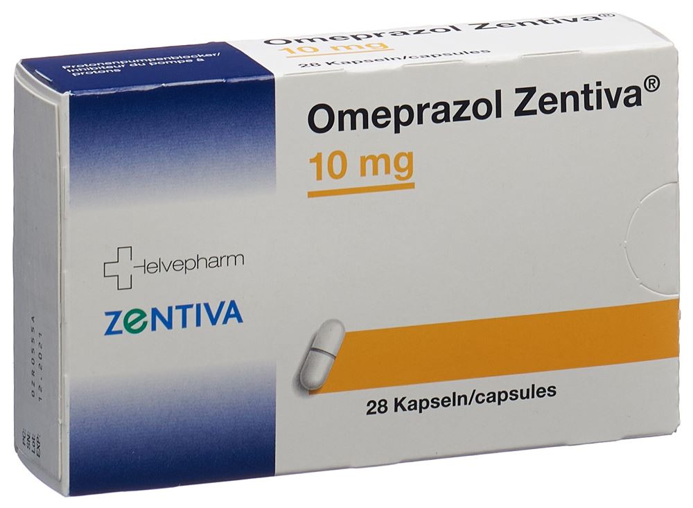 Omeprazol Zentiva 10 mg, Kapseln