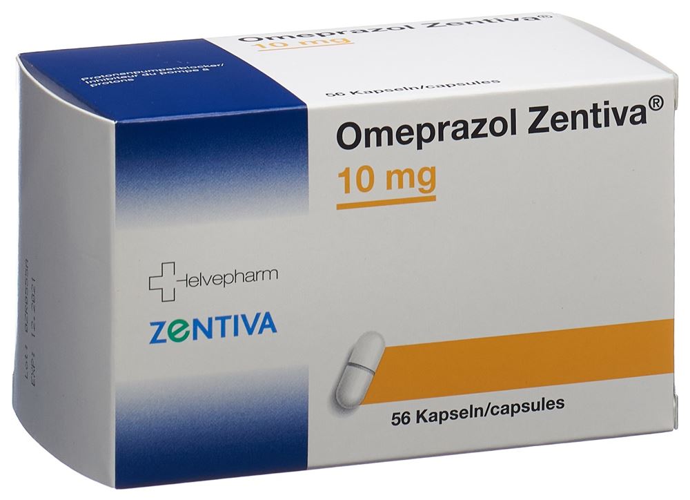 Omeprazol Zentiva 10 mg, Kapseln
