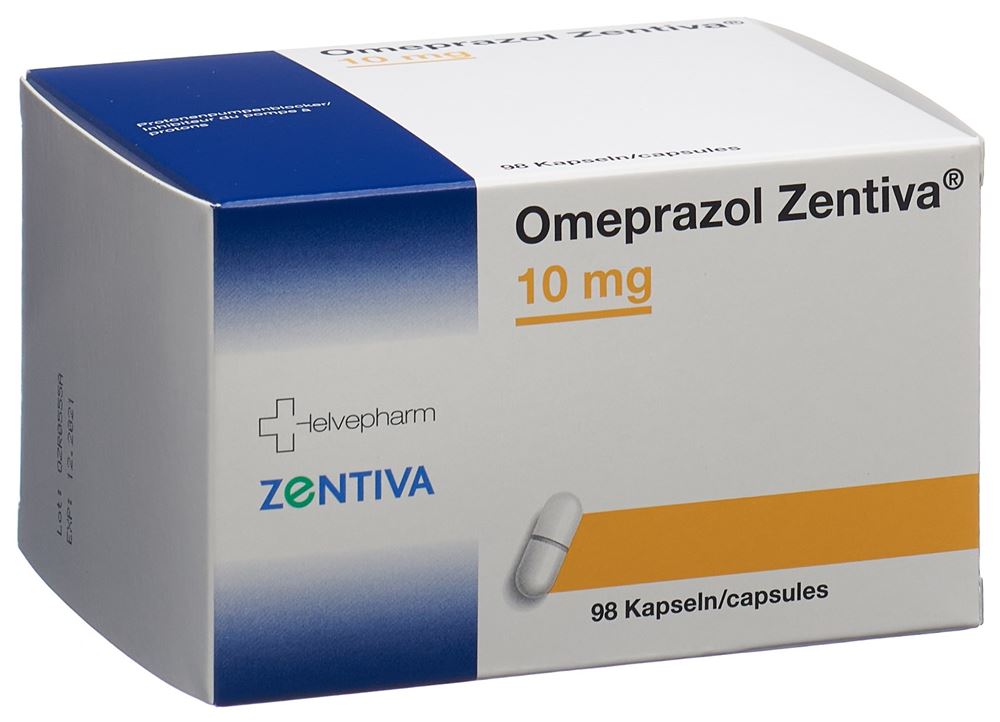 OMEPRAZOL Zentiva caps 10 mg 98 pce