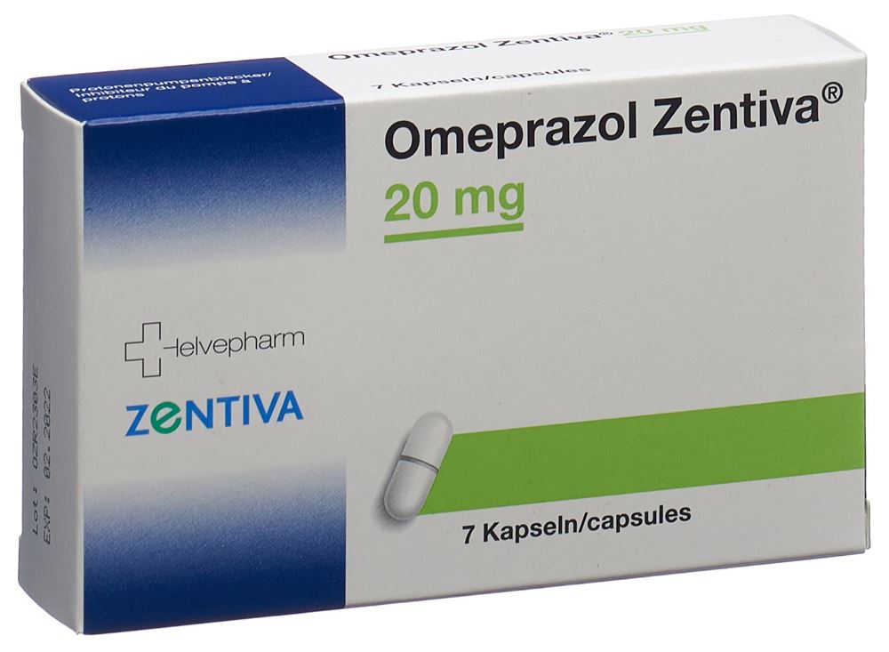OMEPRAZOL Zentiva caps 20 mg 7 pce