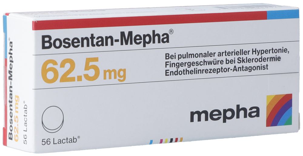 BOSENTAN Mepha cpr pell 62.5 mg 56 pce