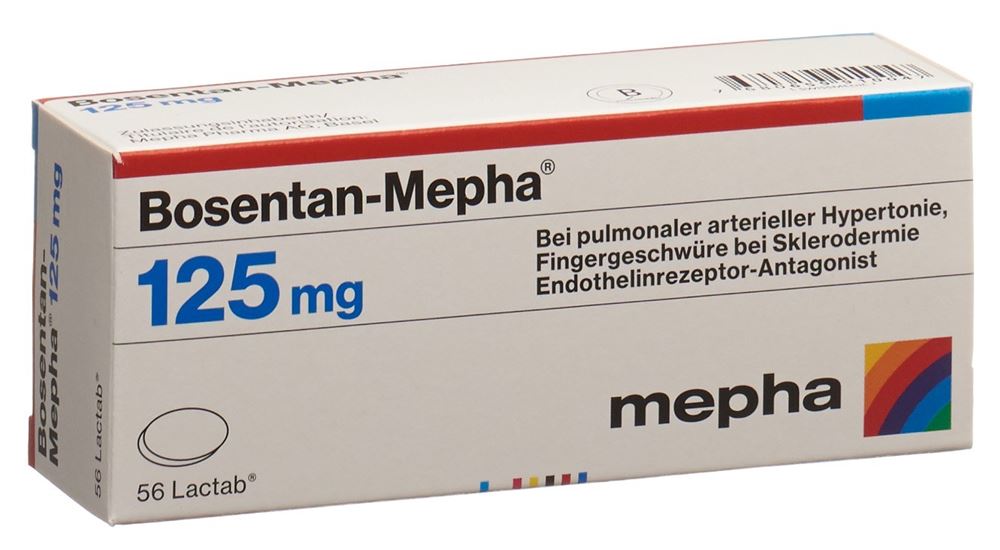 BOSENTAN Mepha cpr pell 125 mg 56 pce