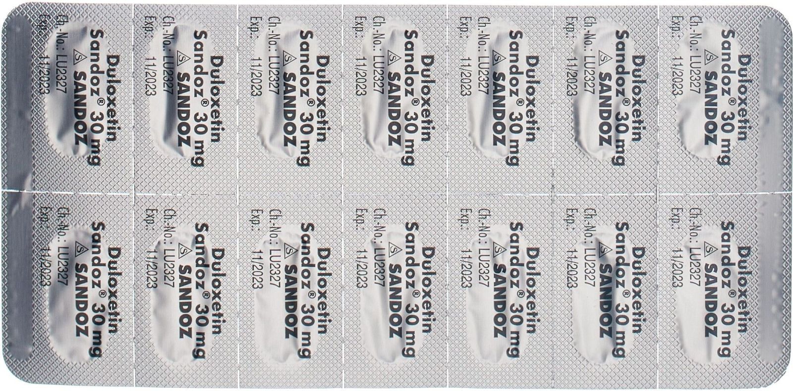Duloxetin Sandoz 30 mg, magensaftresistente Hartkapseln