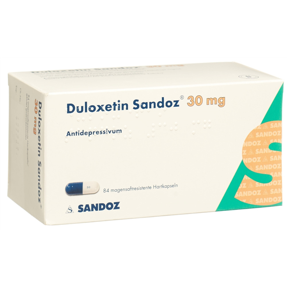 DULOXETIN Sandoz caps 30 mg 84 pce