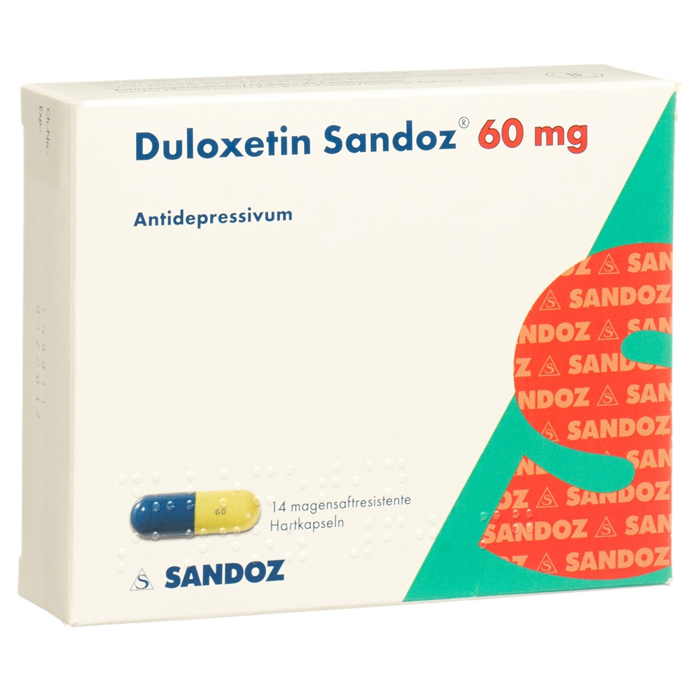 DULOXETIN Sandoz caps 60 mg 14 pce