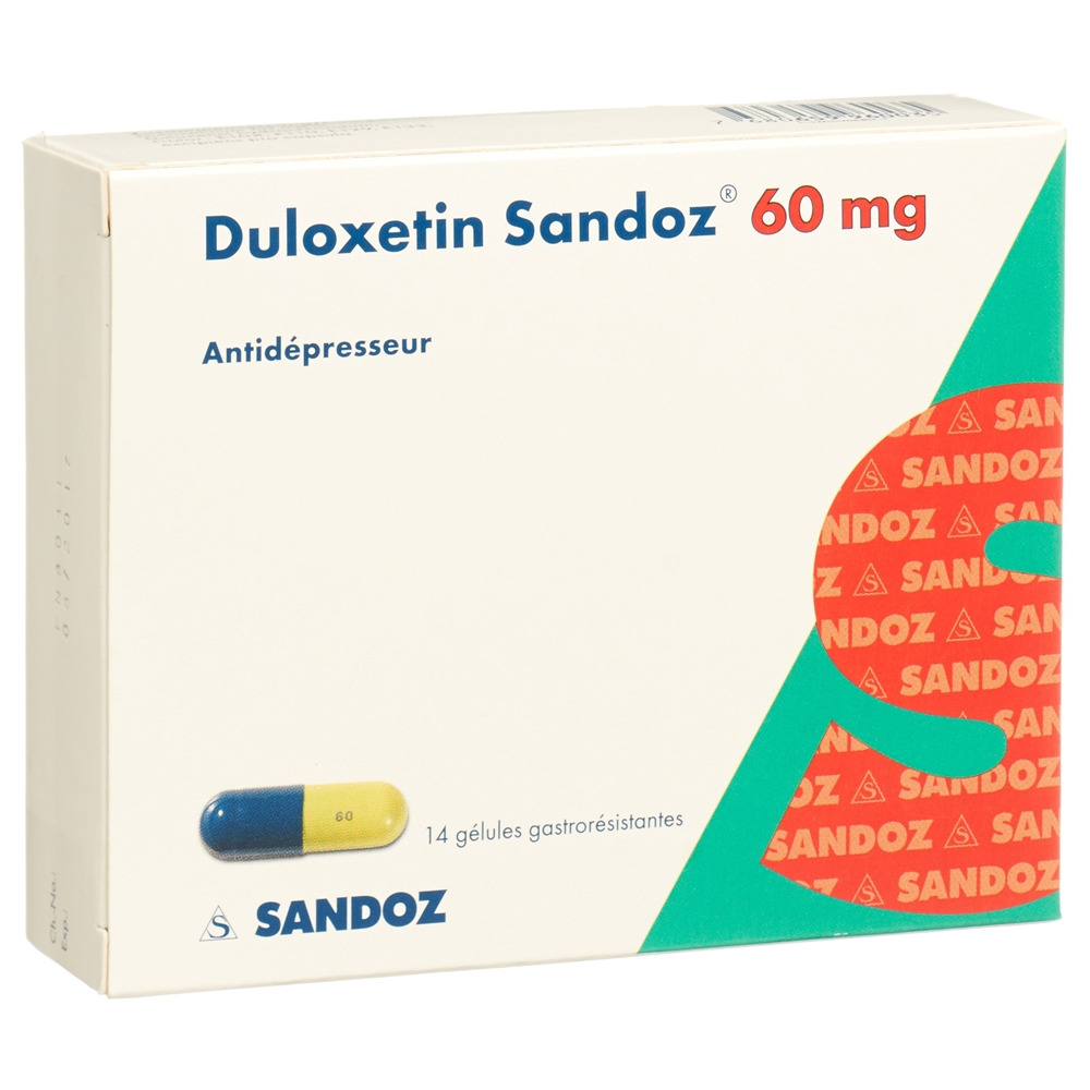 DULOXETIN Sandoz caps 60 mg 14 pce