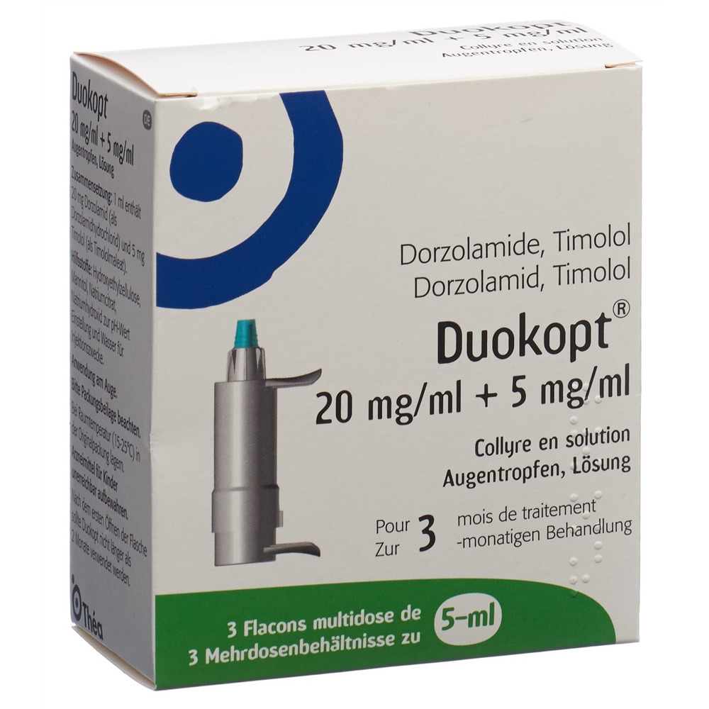 DUOKOPT gtt opht 3 fl 5 ml