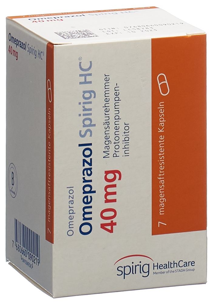 Omeprazol Spirig HC 40 mg, Kapseln