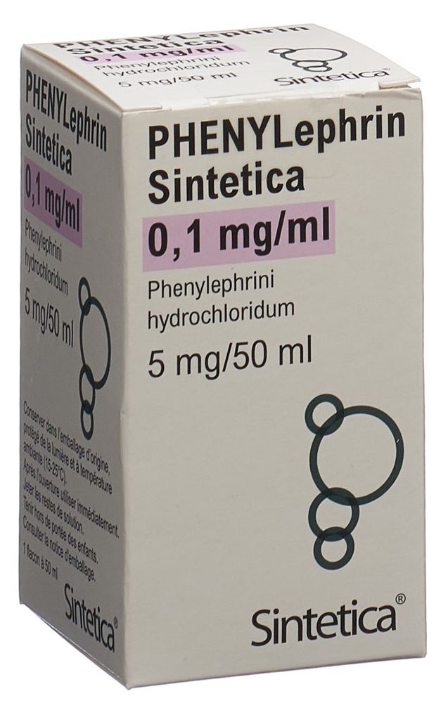 PHENYLEPHRIN Sintetica 5 mg/50ml flac 50 ml