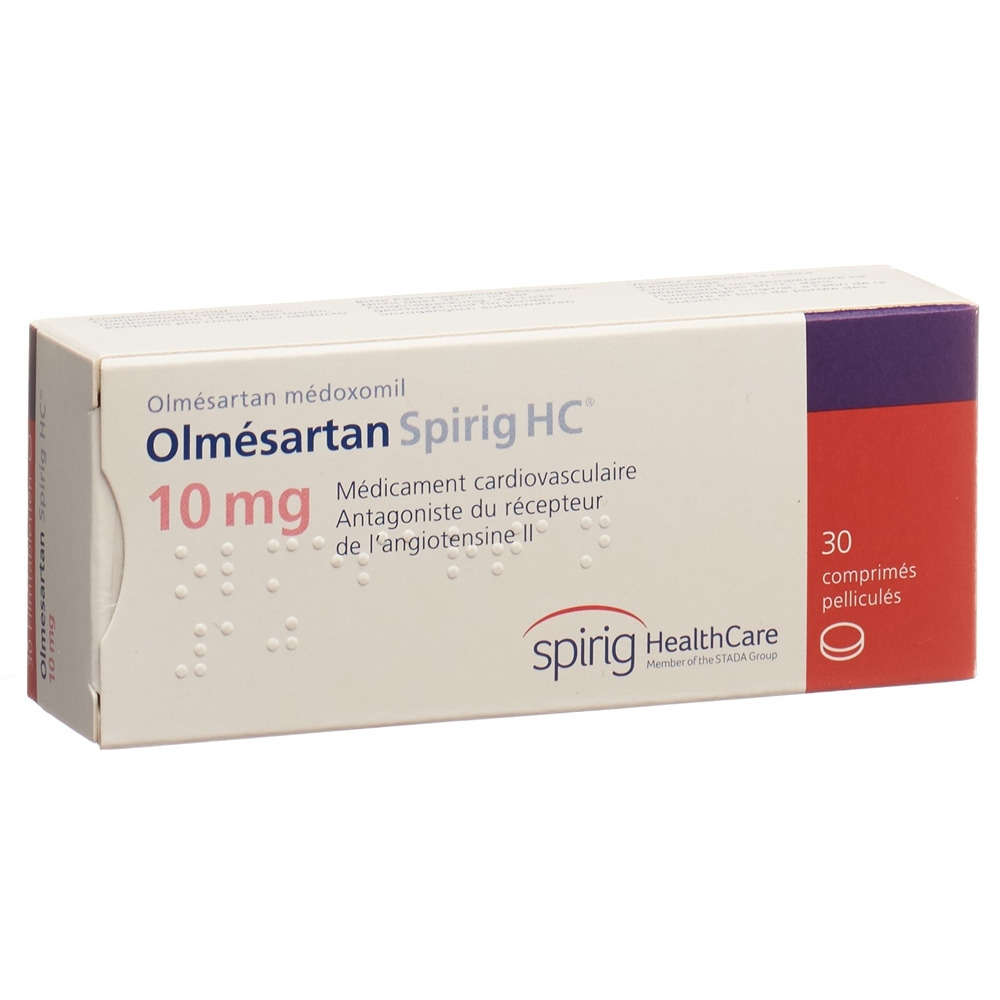 Olmesartan Spirig HC 10mg, Filmtabletten