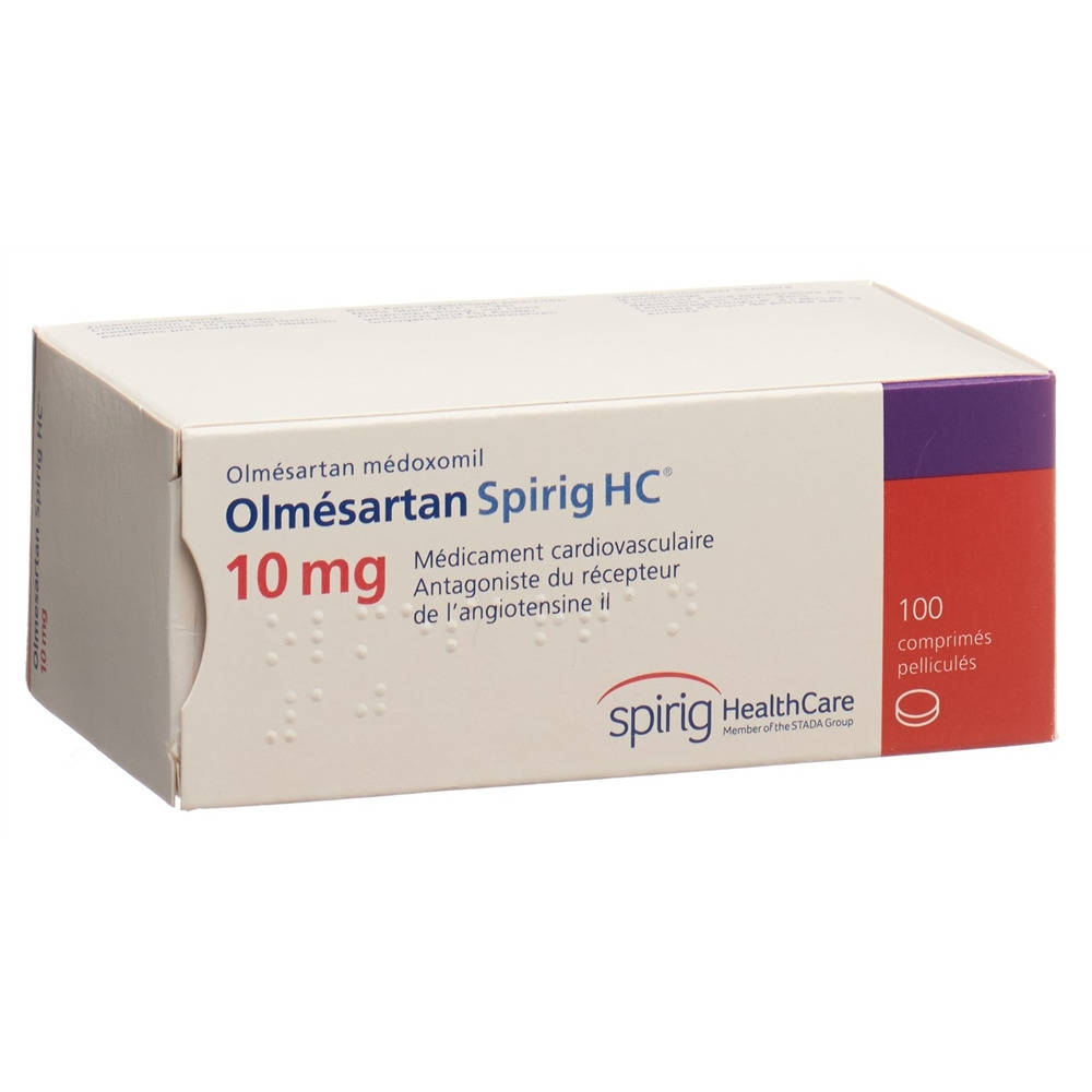 OLMESARTAN Spirig HC cpr pell 10 mg 100 pce