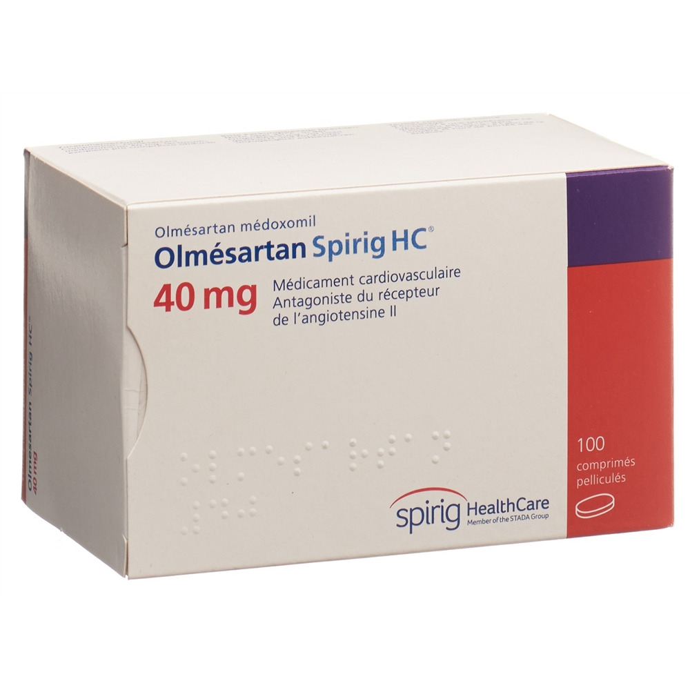 OLMESARTAN Spirig HC cpr pell 40 mg 100 pce