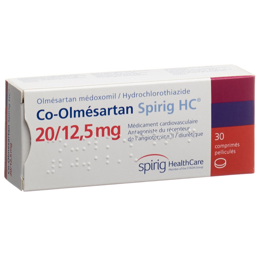 Co-Olmesartan Spirig HC 20 mg/12,5 mg, Filmtabletten