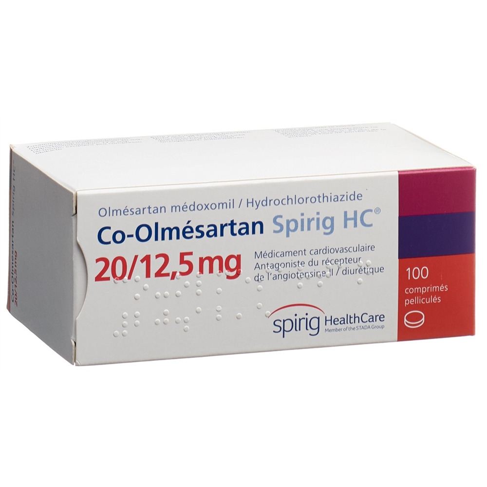 Co-Olmesartan Spirig HC 20 mg/12,5 mg, Filmtabletten