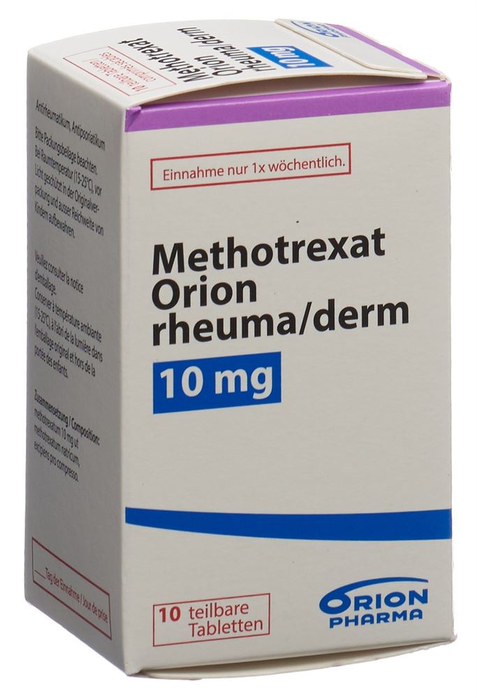 Methotrexat Orion rheuma/derm 10 mg, Tabletten
