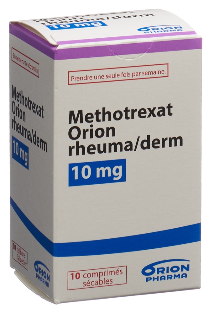 Methotrexat Orion rheuma/derm 10 mg, Tabletten