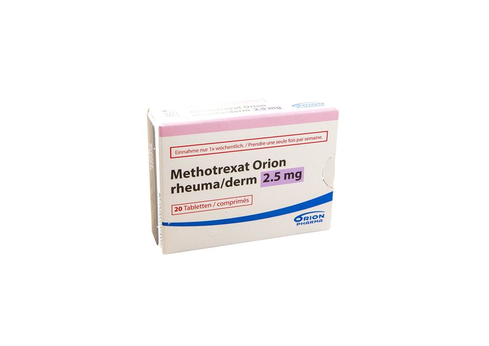 METHOTREXAT Orion rheuma/derm 2.5 mg blist 20 pce