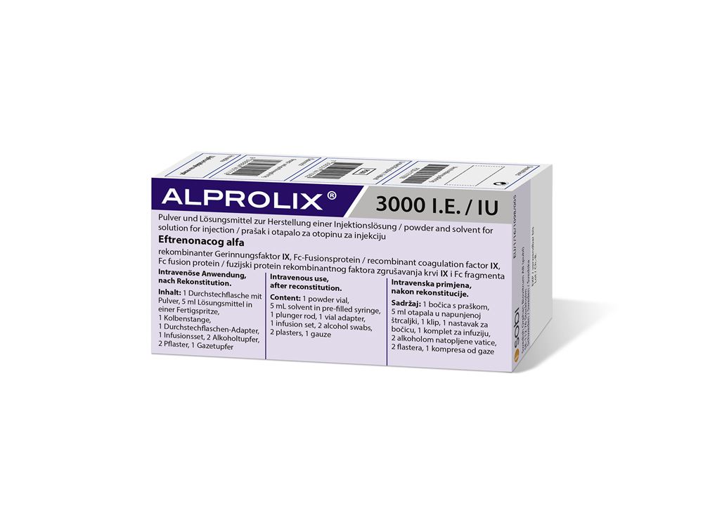 ALPROLIX subst sèche 3000 UI c solv flac