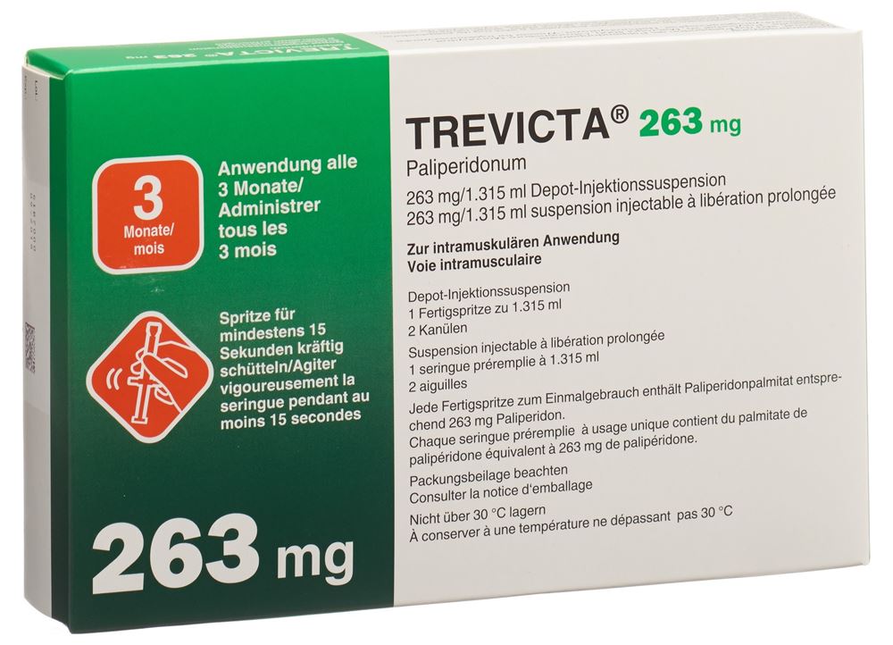 TREVICTA susp inj 263 mg/1.315ml ser pré 1.315 ml