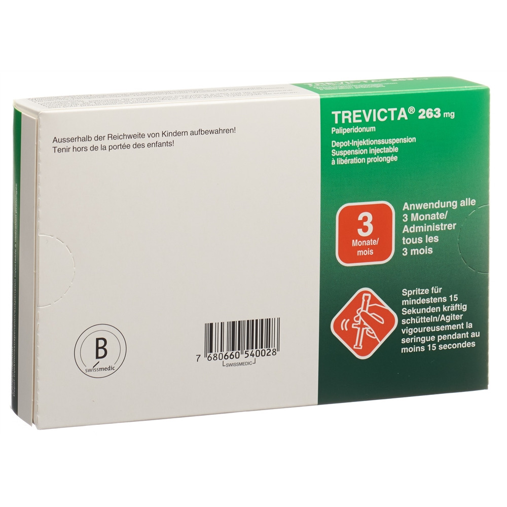 TREVICTA susp inj 263 mg/1.315ml ser pré 1.315 ml