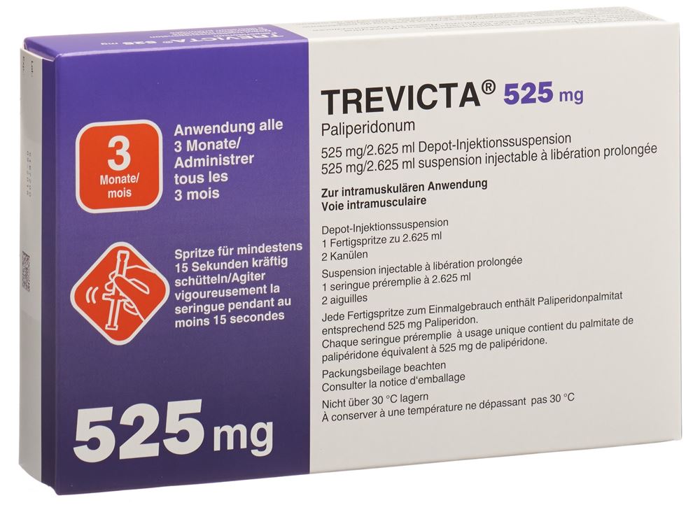 TREVICTA susp inj 525 mg/2.625ml ser pré 2.625 ml