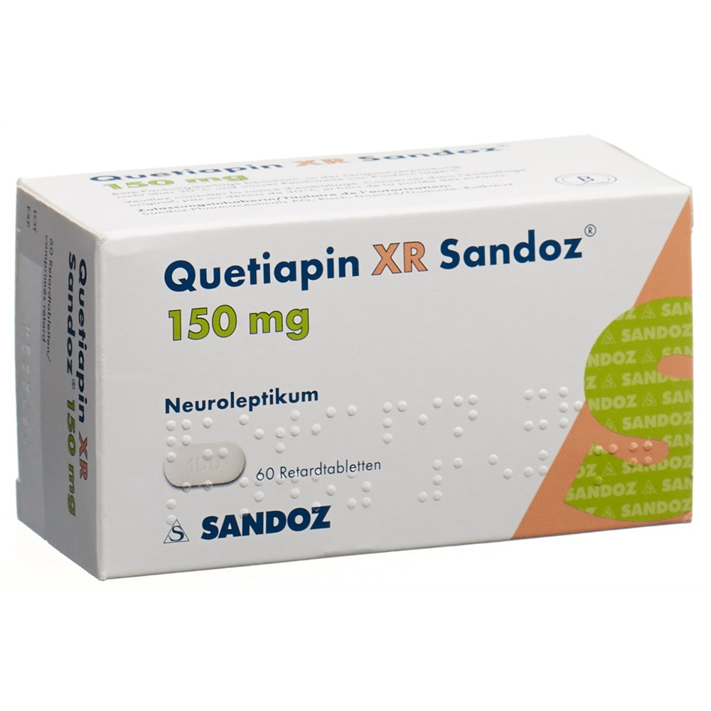Quetiapin XR Sandoz 150mg, Retardtabletten