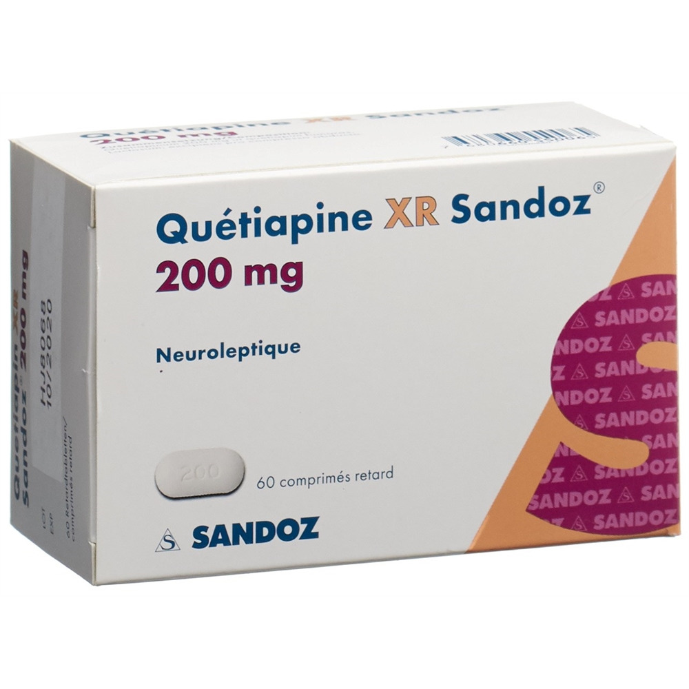 Quetiapin XR Sandoz 200mg, Retardtabletten