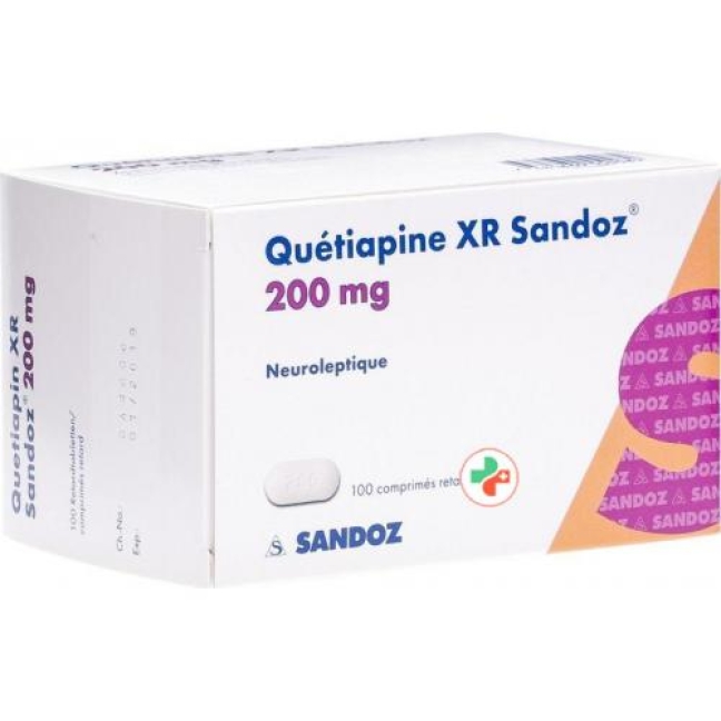 Quetiapin XR Sandoz 200mg, Retardtabletten