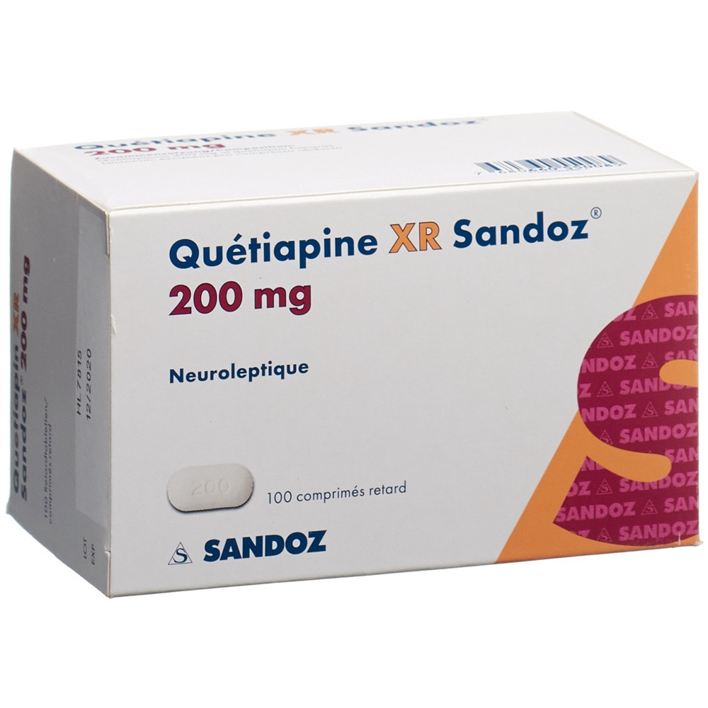 Quetiapin XR Sandoz 200mg, Retardtabletten