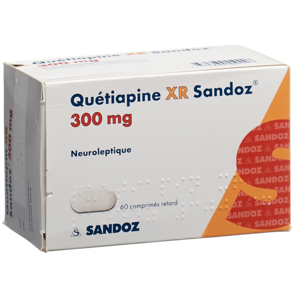 QUETIAPINE XR Sandoz cpr ret 300 mg 60 pce