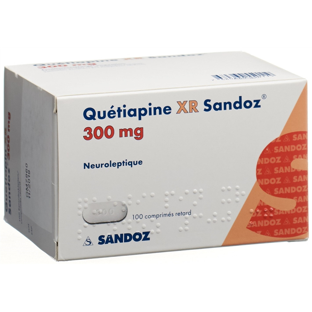 QUETIAPINE XR Sandoz cpr ret 300 mg 100 pce