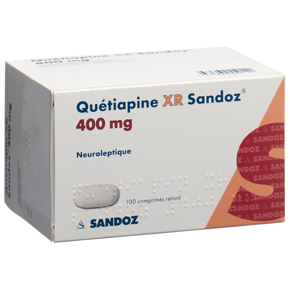 QUETIAPINE XR Sandoz cpr ret 400 mg 100 pce
