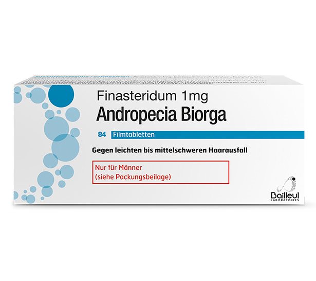 ANDROPECIA Biorga cpr pell 1 mg 84 pce