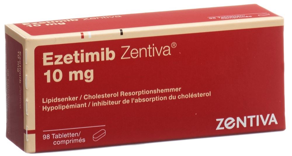 Ezetimib Zentiva 10mg, Tabletten