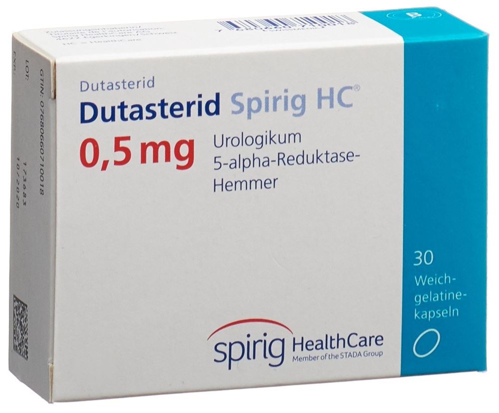 Dutasterid Spirig HC 0.5mg, Weichkapseln