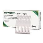 Taptiqom 15mcg/ml + 5mg/ml, unidose de collyre