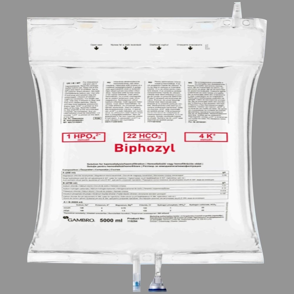 Biphozyl, Lösung für Hämodialyse und Hämofiltration