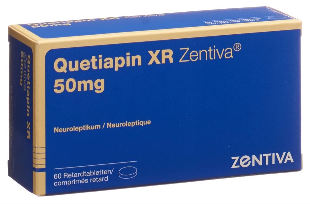 Quetiapin XR Zentiva 50mg, Retardtabletten
