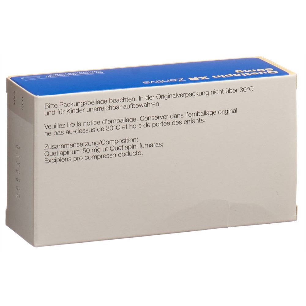 Quetiapin XR Zentiva 50mg, Retardtabletten