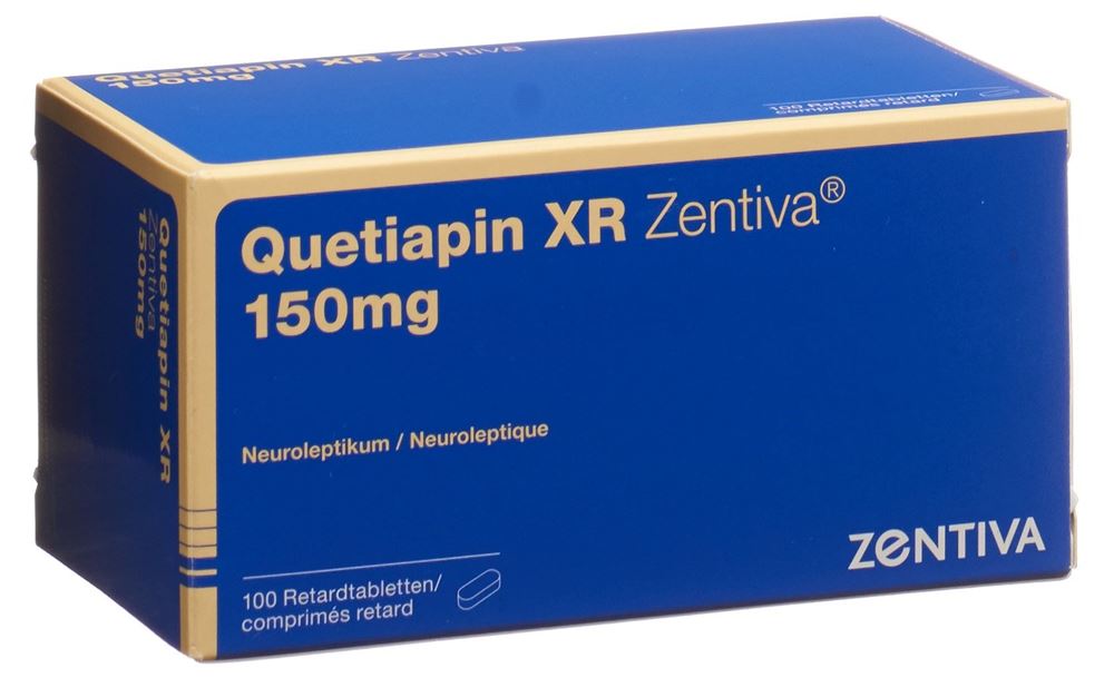 Quetiapin XR Zentiva 150mg, Retardtabletten