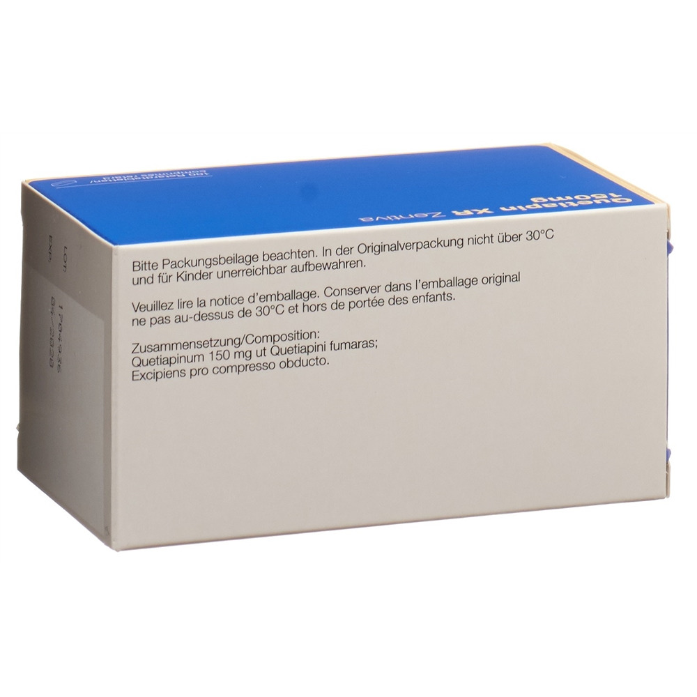 Quetiapin XR Zentiva 150mg, Retardtabletten