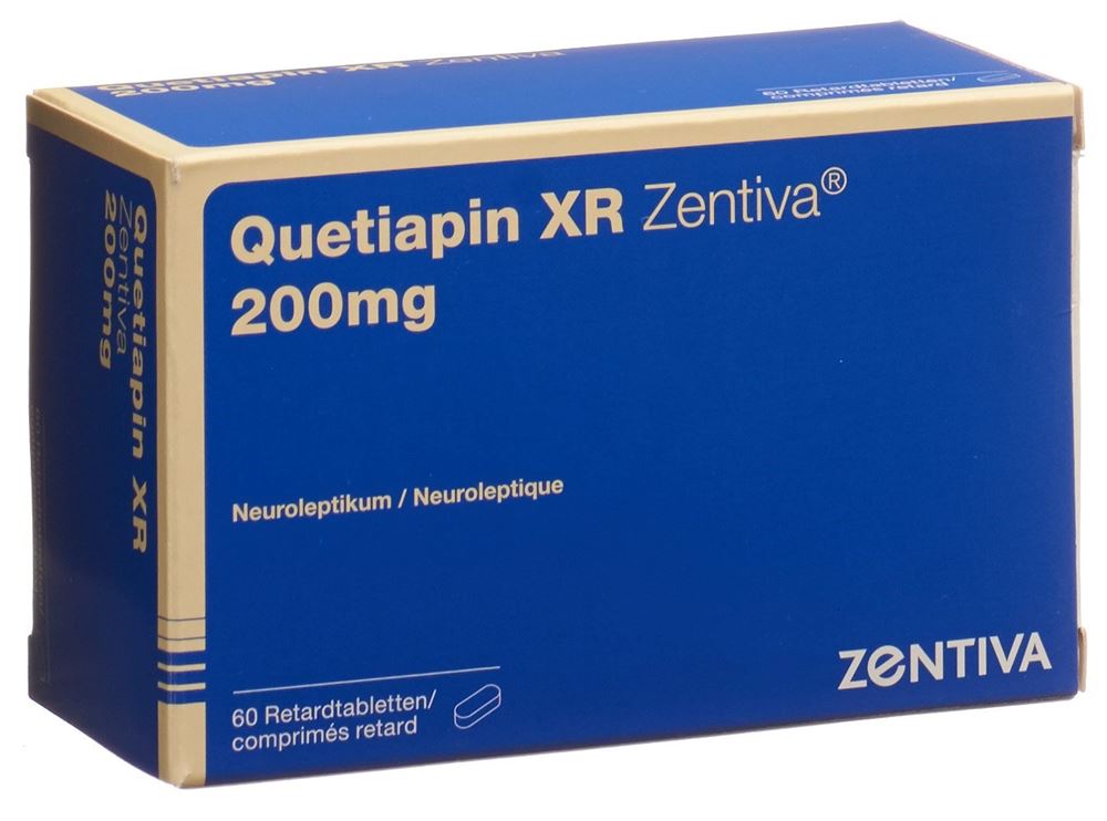 Quetiapin XR Zentiva 200mg, Retardtabletten