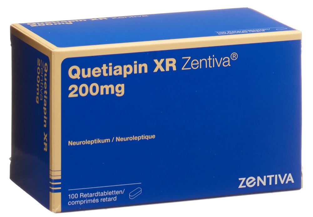 QUETIAPIN XR Zentiva cpr ret 200 mg 100 pce