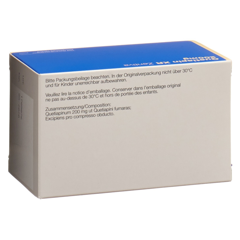 QUETIAPIN XR Zentiva cpr ret 200 mg 100 pce