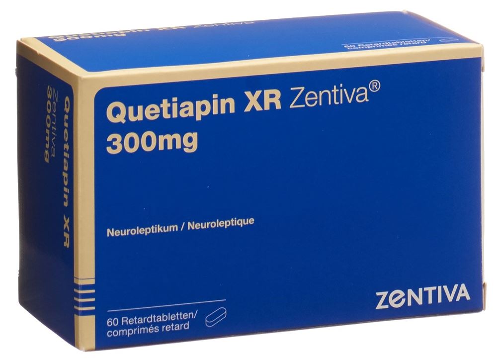 Quetiapin XR Zentiva 300mg, Retardtabletten