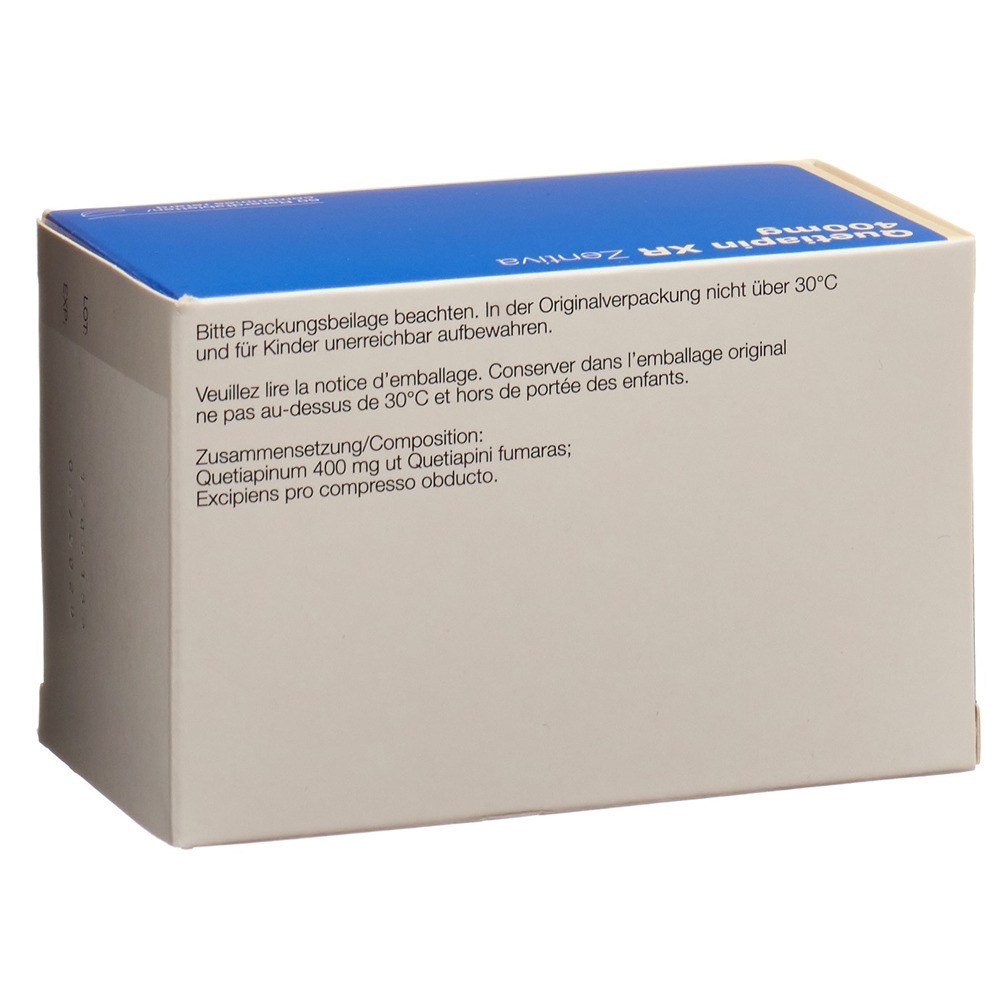 QUETIAPIN XR Zentiva cpr ret 400 mg 60 pce