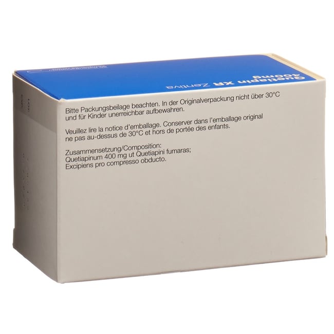 Quetiapin XR Zentiva 400mg, Retardtabletten